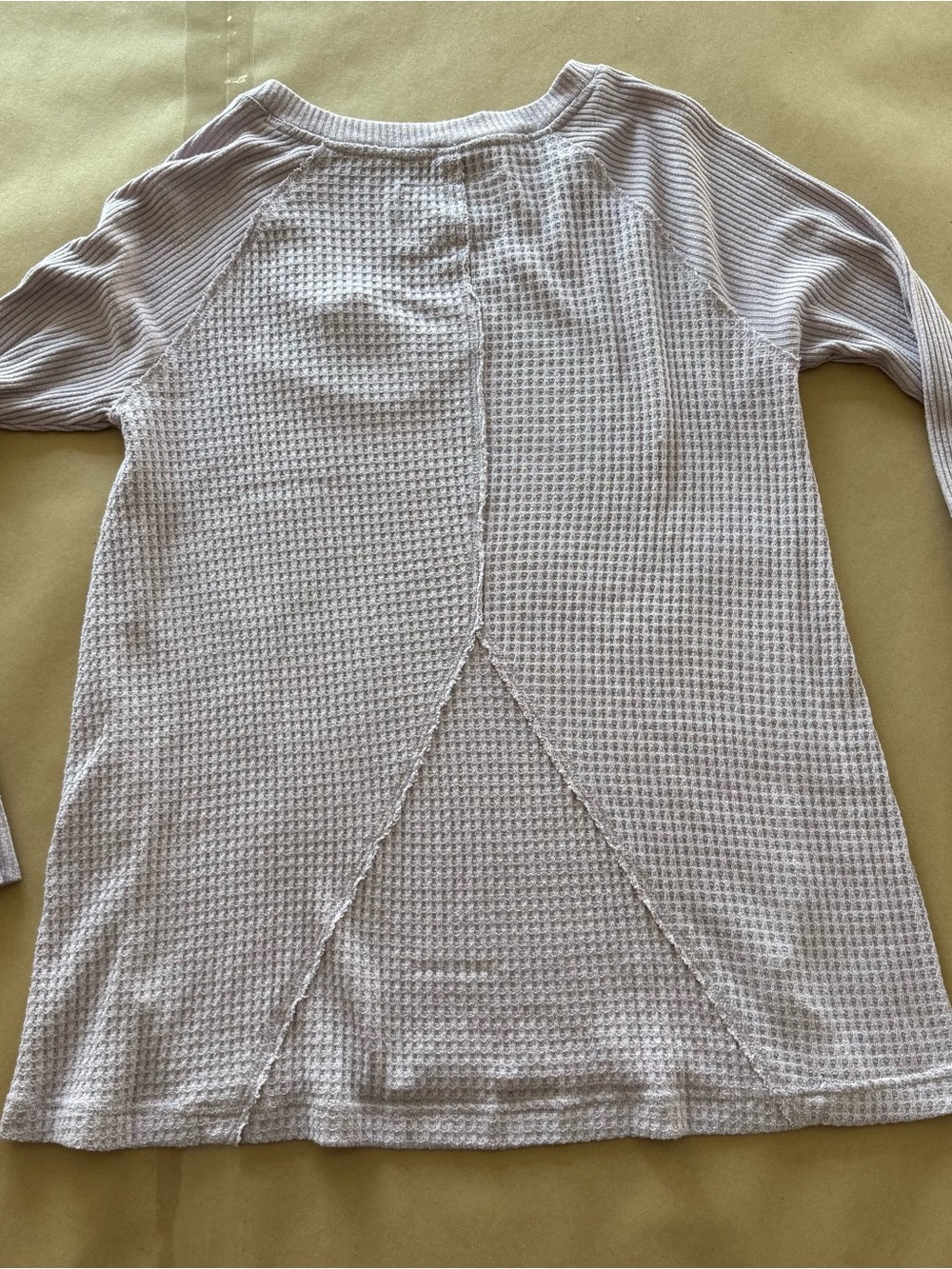 Maeve Pearson Lavender Waffle Knit Top - Picture 5 of 6